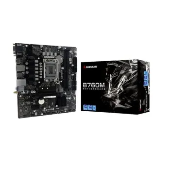 Tarjeta Madre Biostar B760MX2-E D4 - Socket 1700 - 2x DDR4 - 1866/3200/4400(OC) MHz - HDMI - VGA - USB 2.0 - Micro ATX - B760MX2-E D4