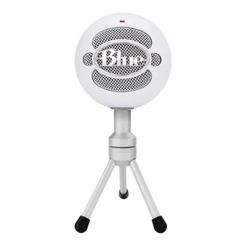Micrófono Gamer Blue Snowball iCE - Alámbrico - USB - Blanco - 988-000070