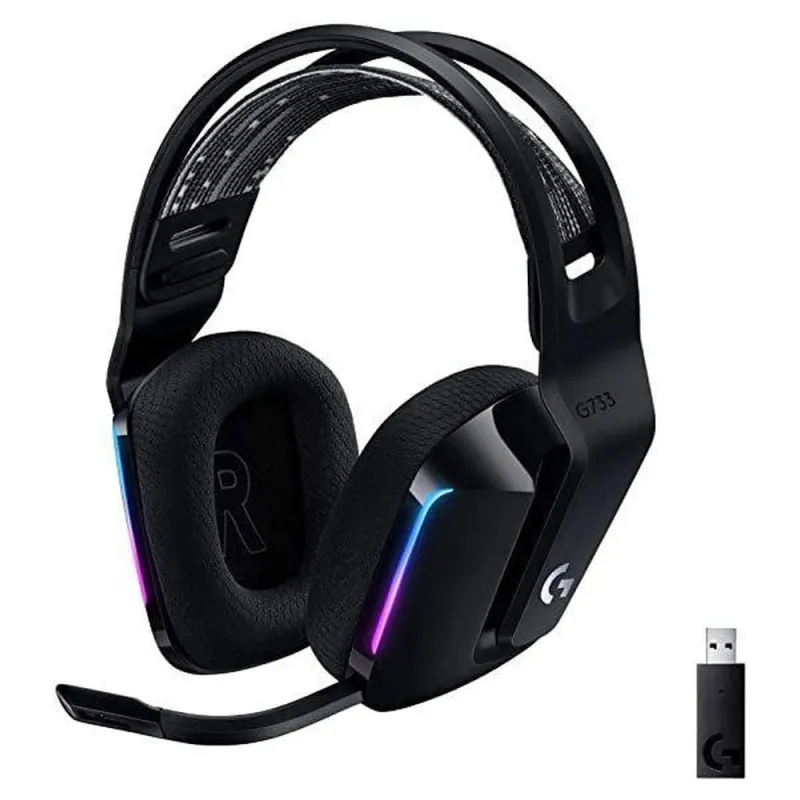 Audífonos Logitech G535 Lightspeed Gaming Inalambricos Pc/Ps Color Negro - 939-002218