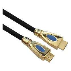 Cable HDMI BRobotix 000389 - 4M - Negro/dorado - 000389