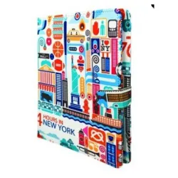 Funda para Tableta BRobotix 001635n - 7" - Libro - Universal - Teclado - Pluma - New York - 001635N Funda para Tableta BRobotix 001635n - 7" - Libro - Universal - Teclado - Pluma - New York - 001635N