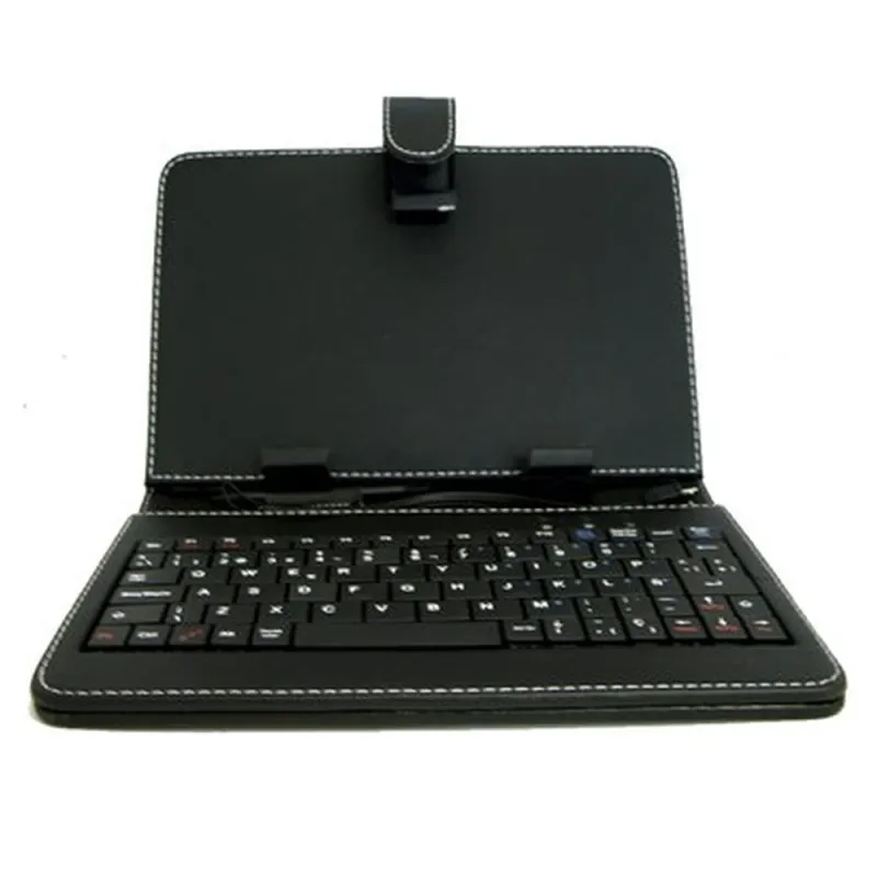 Protector para Tablet BRobotix 001678 - 7" - Tipo Folio - Con Teclado - Vinipiel - Negro - 001678