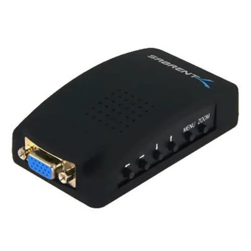 Convertidor BRobotix de PC a TV 002084 - Negro - 002084