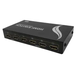Cable Divisor de Video BRobotix 002442 - 2 Fuentes - 4 Salidas - HDMI - Con control remoto - 002442 Cable Divisor de Video BRobotix 002442 - 2 Fuentes - 4 Salidas - HDMI - Con control remoto - 002442