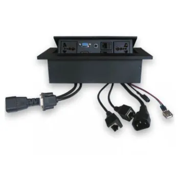 Caja Multicontacto BRobotix - para Mesa - Corriente - Negro - 005514N