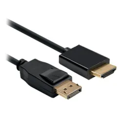Cable de Video BRobotix 014196 - DisplayPort a HDMI - 1.8 Mts - 014196 Cable de Video BRobotix 014196 - DisplayPort a HDMI - 1.8 Mts - 014196