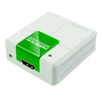 Convertidor de Video BRobotix 033737 - HDMI a RCA - USB - Blanco/Verde - 033737