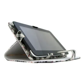 Protector BRobotix 070317 - 7" - para Tablet - Diseño Escocés Blanco - 070317