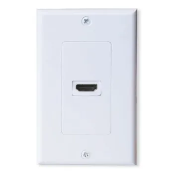 Placa de Pared BRobotix 073307 - 1 Puerto HDMI - Hembra - Con Cable Pigtail - 073307