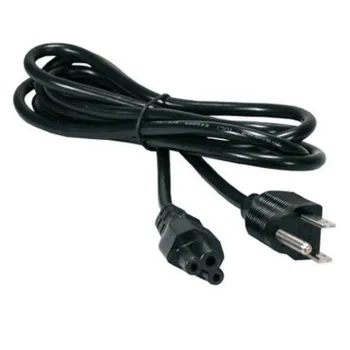 Cable de Corriente para Laptop BRobotix 076889 - Tipo Trébol - 18 AWG - 1.80 Mts - 076889