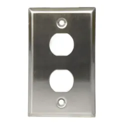 Placa de Pared BRobotix - 2 Salidas - Metálico - 101841 Placa de Pared BRobotix - 2 Salidas - Metálico - 101841