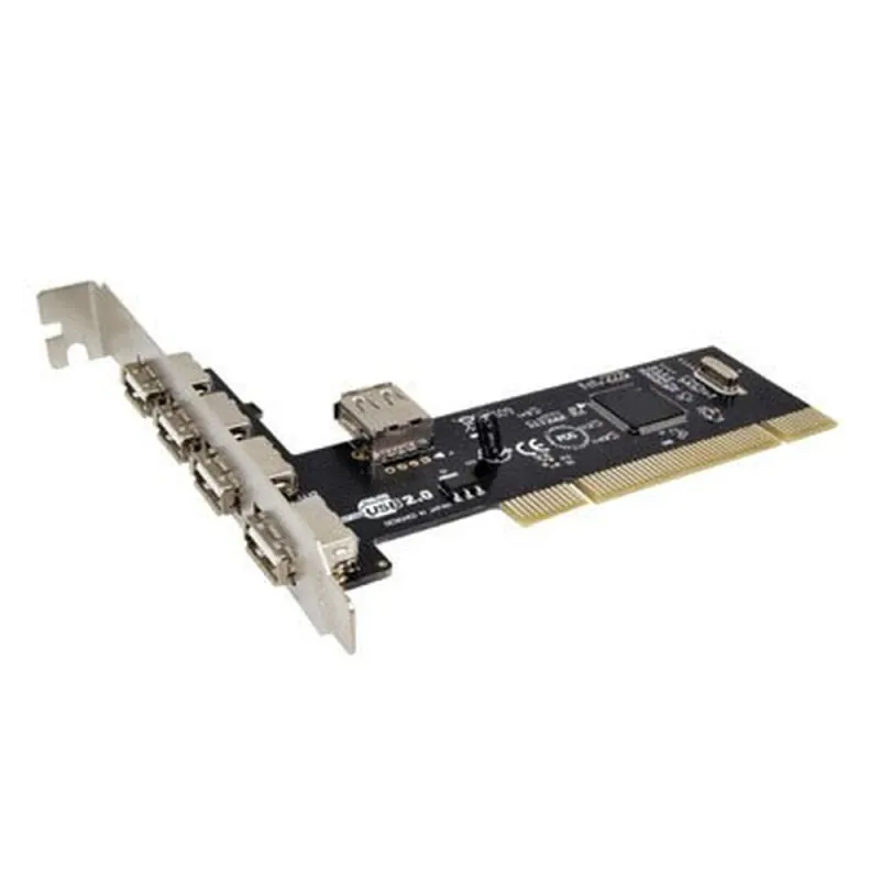 Tarjeta de Expansión BRobotix - PCI-Express - 4x USB 2.0 - 1x USB 2.0 Interno - 104727