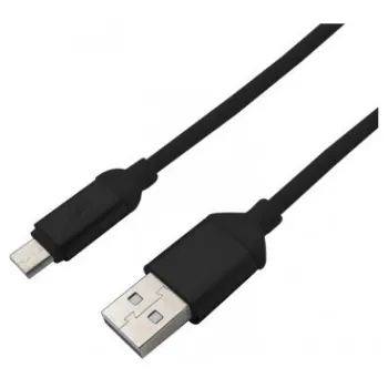 Cable USB BRobotix 161208n - USB a Micro USB - 1.2 metros - Negro - 161208N
