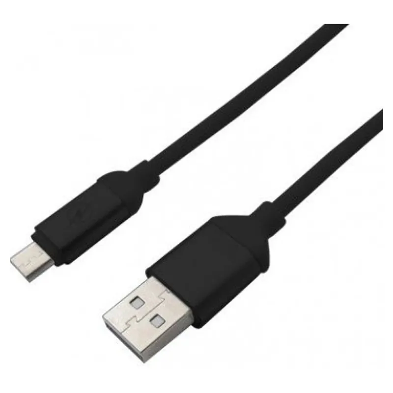 Cable USB BRobotix 161208n - USB a Micro USB - 1.2 metros - Negro - 161208N
