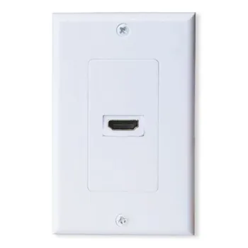 Tapa HDMI BRobotix 163225 - 1 Puerto - HDMI Hembra - Blanco - 163225