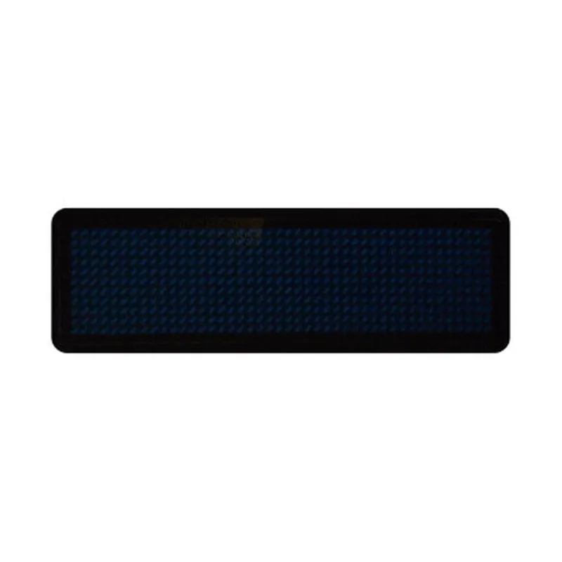 Identificador LED de Solapa BRobotix 170900 - Multilenguaje - Soporte Magnético - 2400mAh - Azul - 170900