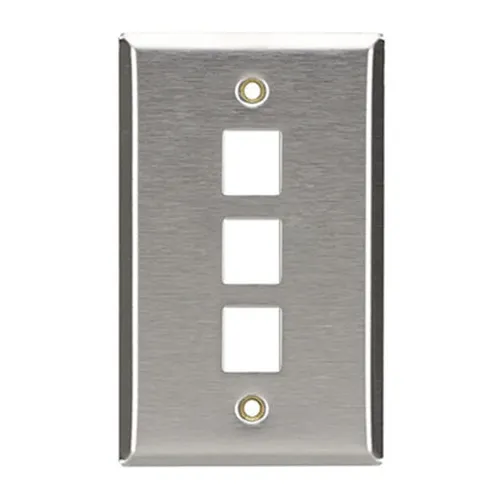 Placa de Pared BRobotix - 3 Puertos - Metálica - 170903