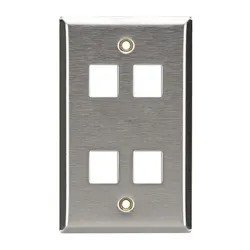 Placa de Pared BRobotix - 4 Salidas - Metálica - 170904 Placa de Pared BRobotix - 4 Salidas - Metálica - 170904