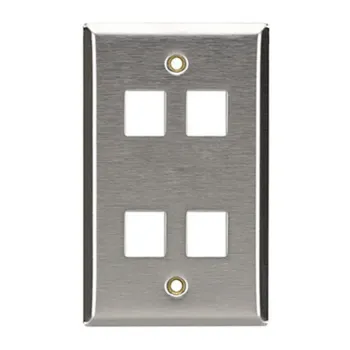 Placa de Pared BRobotix - 4 Salidas - Metálica - 170904
