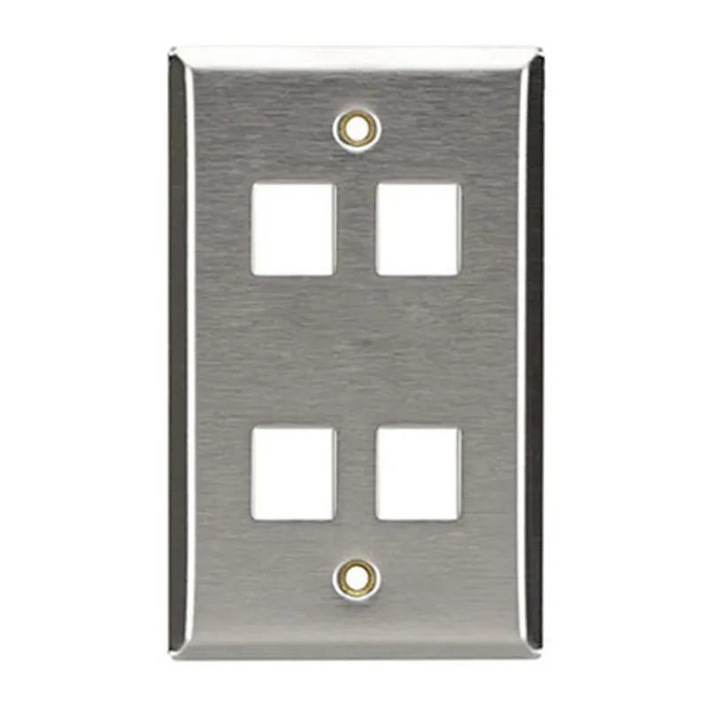 Placa de Pared BRobotix - 4 Salidas - Metálica - 170904