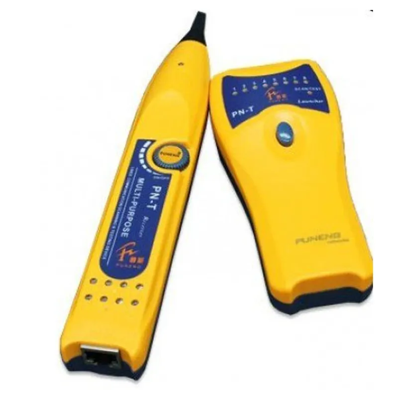 Probador de Cables BRobotix - RJ-45 - BNC - USB - Amarillo - 179805