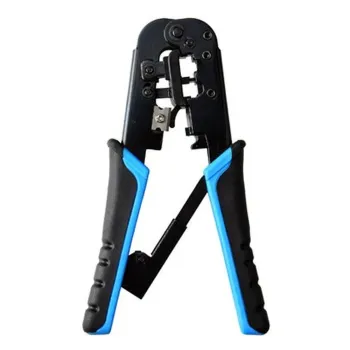 Pinza Crimpeadora BRobotix - RJ-11 - RJ-12 - RJ-45 - Azul - 180568