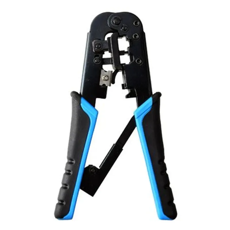 Pinza Crimpeadora BRobotix - RJ-11 - RJ-12 - RJ-45 - Azul - 180568