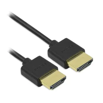 Cable de Video BRobotix 181312 - HDMI - Soporta 2K/4K - 36 AWG - Ultraslim - 3 Mts - 181312