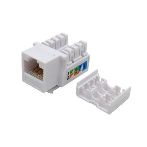 Jack BRobotix - Cat5e - RJ-45 - Blanco - 230201 Jack BRobotix - Cat5e - RJ-45 - Blanco - 230201