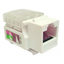 Jack BRobotix - Cat6 - RJ-45 - Blanco - 230300 Jack BRobotix - Cat6 - RJ-45 - Blanco - 230300