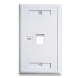 Placa de Pared BRobotix - 1 Salida - Blanco - 251701 Placa de Pared BRobotix - 1 Salida - Blanco - 251701