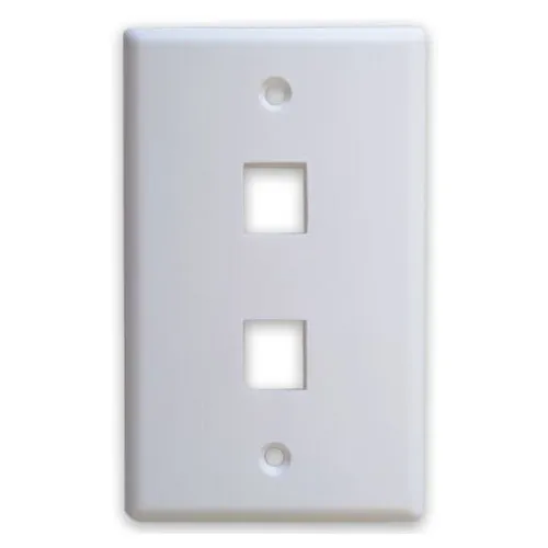Placa de Pared BRobotix - 2 Salidas - Blanco - 251702 Placa de Pared BRobotix - 2 Salidas - Blanco - 251702