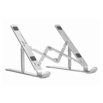 Base para Laptop BRobotix 263564 - Ajustable - Hasta 45° - Aluminio - 263564