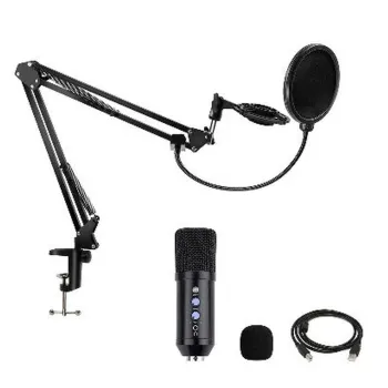 Micrófono Gamer BRobotix 263908 - Alámbrico - USB - 263908