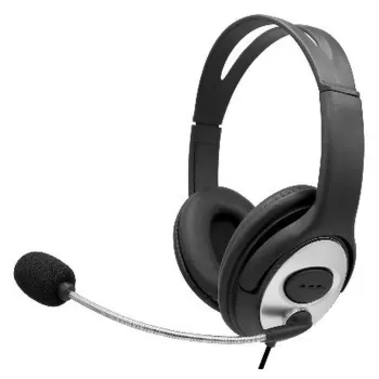 Diadema Brobotix 263953 - Alámbrico - Micrófono - Negro con Gris - 263953