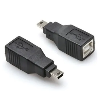 Adaptador BRobotix 332061 - Mini USB-B a USB-B - Macho/Hembra - 332061