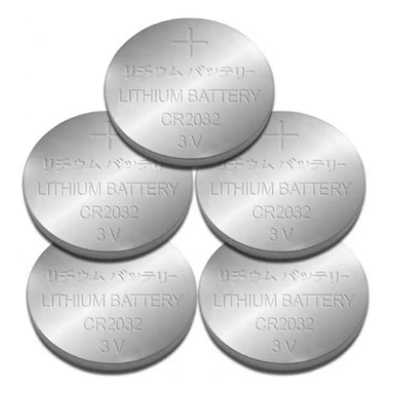 Pila de botón BRobotix - CR2032 - Litio - 5 Piezas - 350323