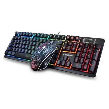 Kit Gamer Brobotix 458977 - Teclado - Mouse - RGB - Alámbrico - 458977
