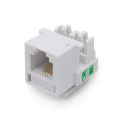 Jack BRobotix - Cat3 - RJ-11 - Blanco - 497837 Jack BRobotix - Cat3 - RJ-11 - Blanco - 497837