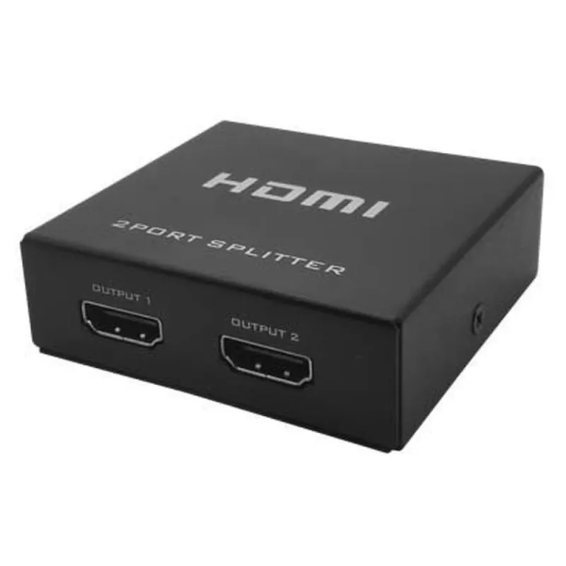 Video Splitter BRobotix 497899 - HDMI - 4K - 2 Dispositivos a 1 PC - 497899