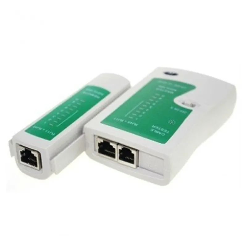 Probador de Cables BRobotix - RJ-11 - RJ-45 - Blanco - 567357