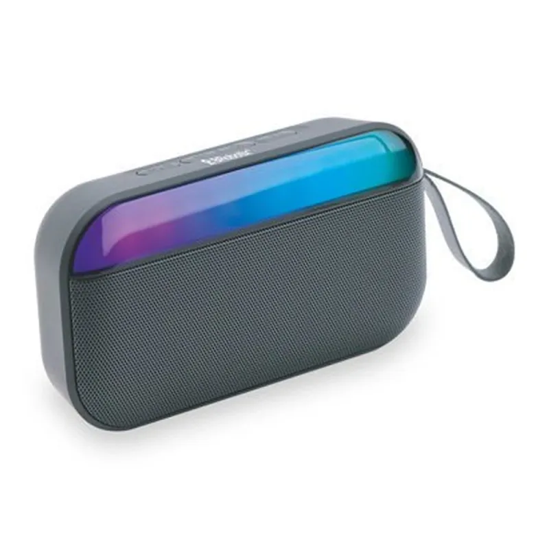 Bocina Portátil BRobotix 6000120 - Inalámbrico - Radio FM - Gris - RGB - 6000120