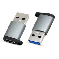 Adaptador USB BRobotix 6000342 - USB 3.0 - USB-C a USB-A - 6000342 Adaptador USB BRobotix 6000342 - USB 3.0 - USB-C a USB-A - 6000342