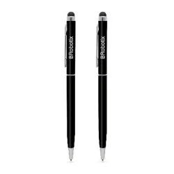 Pluma Stylus BRobotix 6000403 - Tinta Negra - Punta de Goma - 2 Piezas - Negra - 6000403 Pluma Stylus BRobotix 6000403 - Tinta Negra - Punta de Goma - 2 Piezas - Negra - 6000403