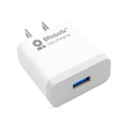 Cargador de Pared BRobotix 6000533 - USB 3.0 - Blanco - 6000533