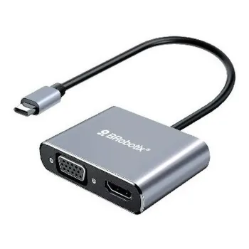 Convertidor de Vídeo 6000687 - USB -C a VGA/ HDMI/ USB 3.0/ USB-C - 6000687