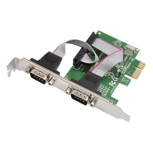 Tarjeta Serial DB9 BRobotix 6000847 - PCI Express - 2 Puertos RS-232 - 6000847 Tarjeta Serial DB9 BRobotix 6000847 - PCI Express - 2 Puertos RS-232 - 6000847