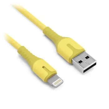 Cable BRobotix 6001622 - USB-A a Lightning - 1 m - Amarillo - 6001622