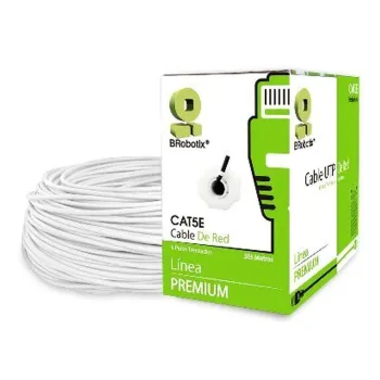 Bobina BRobotix 6001684 - Cat5e - 305M - 24 AWG - Blanco - 6001684