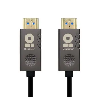 Cable HDMI BRobotix 6001691 - HDMI V2.0 - Fibra Óptica - 30M - Soporta 4K x 8K  - 6001691